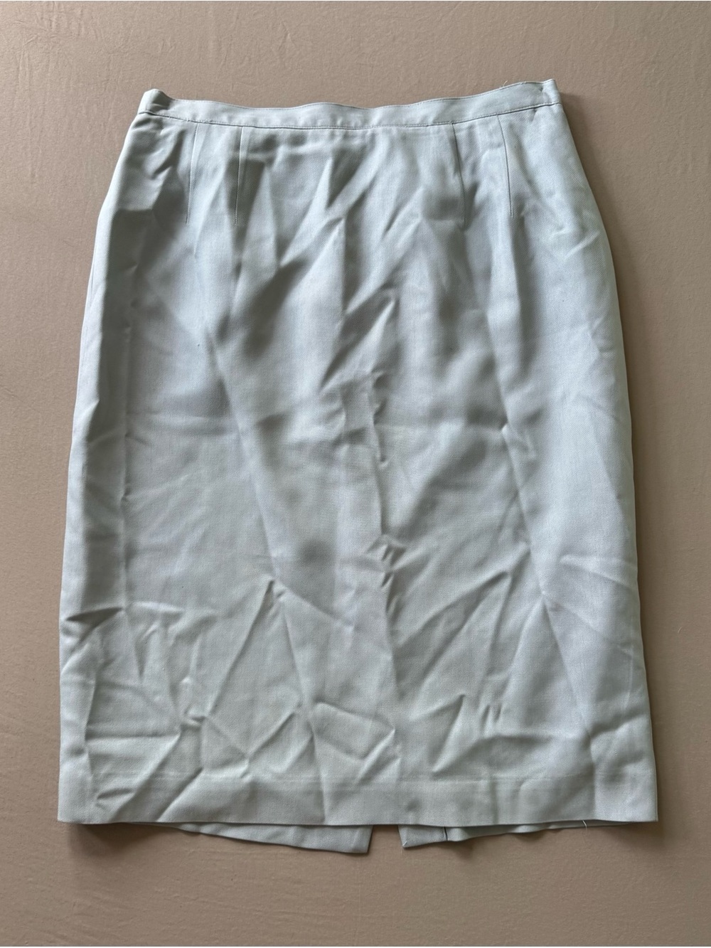 Vintage Silk Pencil Skirt